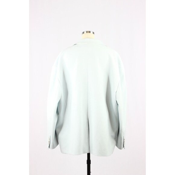 Aritzia BABATON ATELIER Vogue Cruise Blue Single Oversized Blazer Jacket, Size 3 - Picture 3 of 16